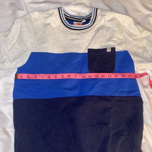 Puma Mmq Crew Neck Short Sleeve Sweatshirt Mens Size Small Colorblock - Picture 3 of 8
